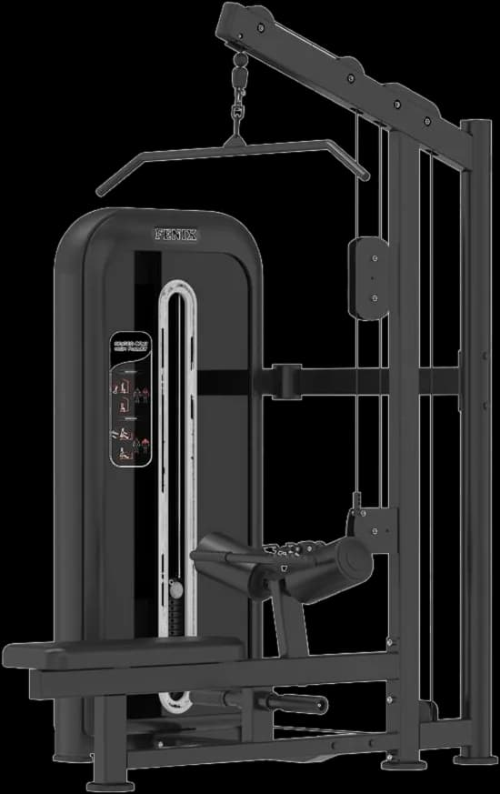 Lat Pull Down / Vertical Row — Pin Loaded commercial gym machine by New Era Fitness