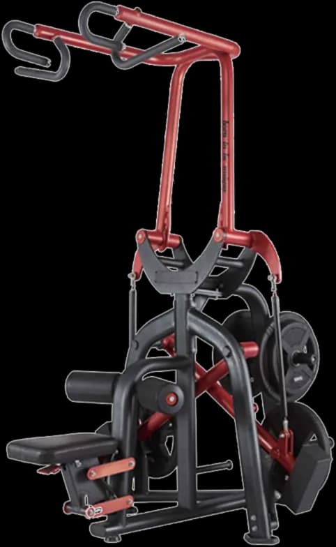 Cross Lat Pulldown — Plate Loaded commercial gym machine by New Era Fitness