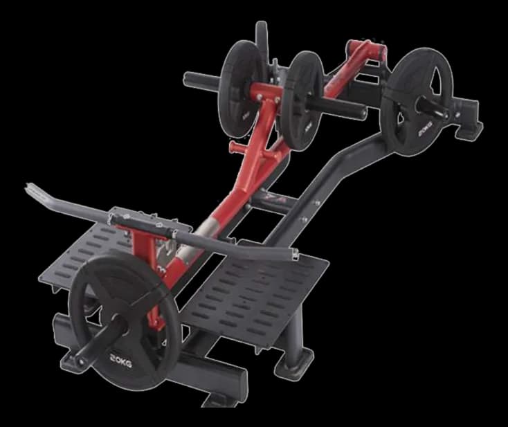 T-Shaped Rowing — Plate Loaded commercial gym machine by New Era Fitness