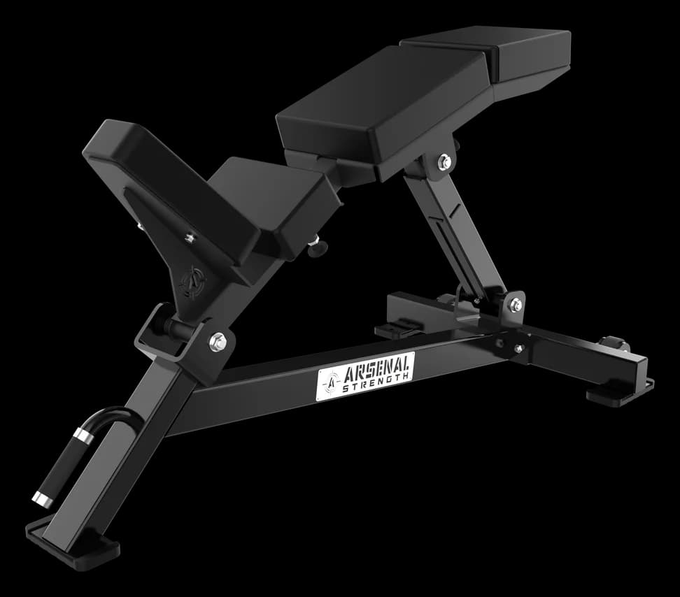 Arsenal Alpha Adjustable Lumbar Incline Bench — Racks & Benches commercial gym equipment by Arsenal Strength