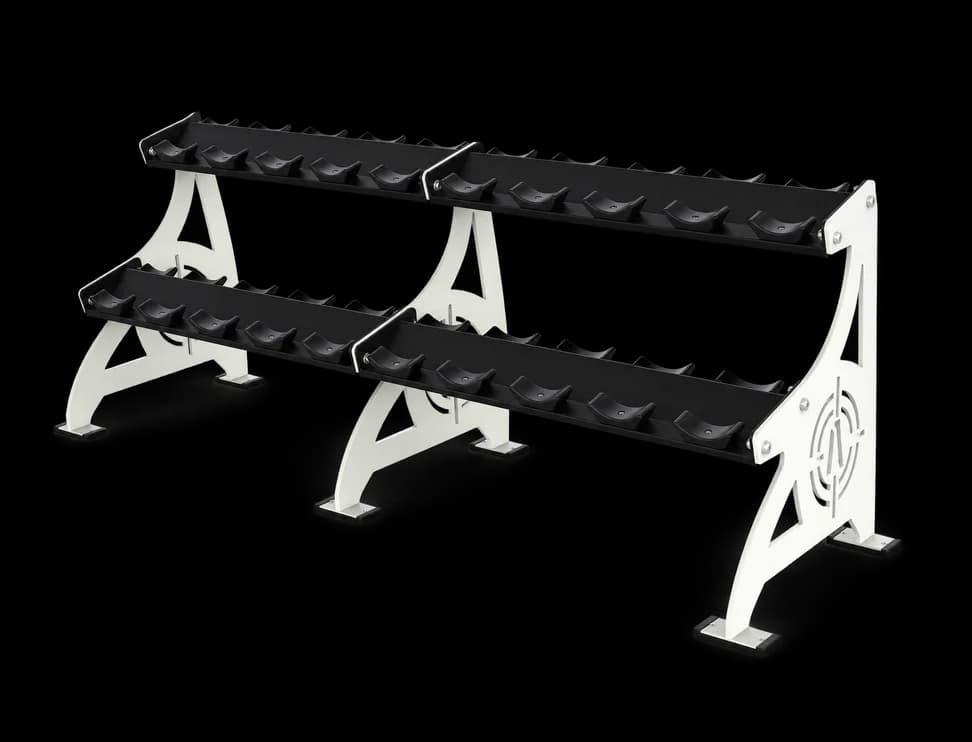Arsenal Alpha 2 Tier Pro Dumbbell Rack — Racks & Benches commercial gym equipment by Arsenal Strength