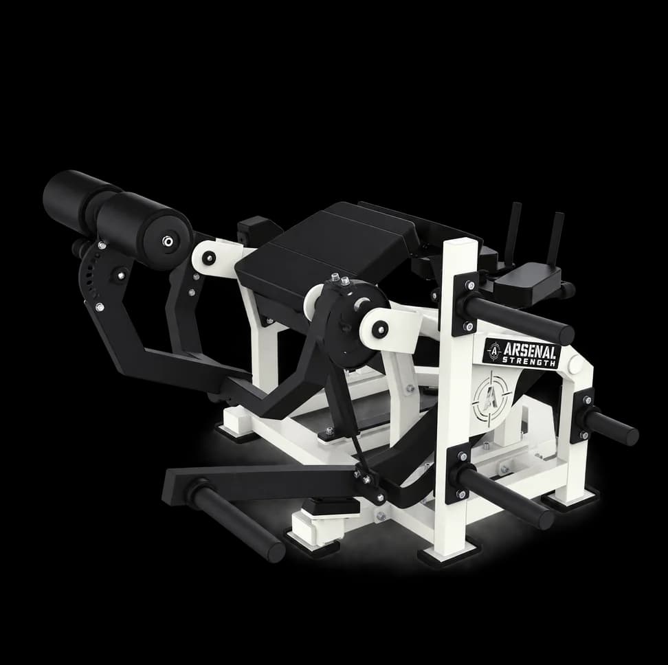 Arsenal FORGE-X Lying Leg Curl — Plate Loaded commercial gym equipment by Arsenal Strength