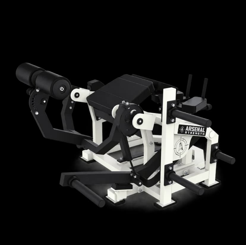 Arsenal FORGE-X Lying Leg Curl — Plate Loaded commercial gym equipment by Arsenal Strength