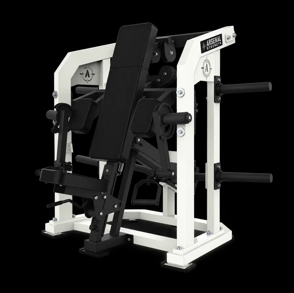Arsenal FORGE-X Seated ISO Bicep Curl — Plate Loaded commercial gym equipment by Arsenal Strength