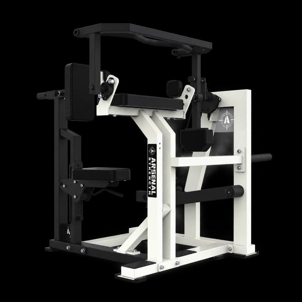 Arsenal FORGE-X Seated Tricep Extension — Plate Loaded commercial gym equipment by Arsenal Strength