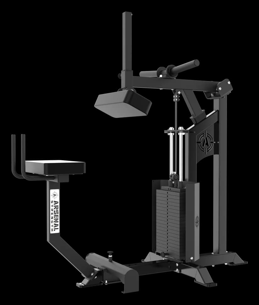 Arsenal M-1 Donkey Calf Raise — Pin Loaded commercial gym equipment by Arsenal Strength
