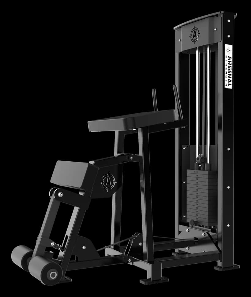 Arsenal M-1 Standing Leg Curl — Pin Loaded commercial gym equipment by Arsenal Strength