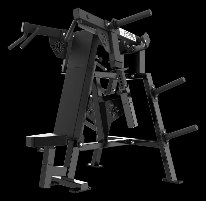 Arsenal Reloaded ISO Converging Shoulder Press — Plate Loaded commercial gym equipment by Arsenal Strength