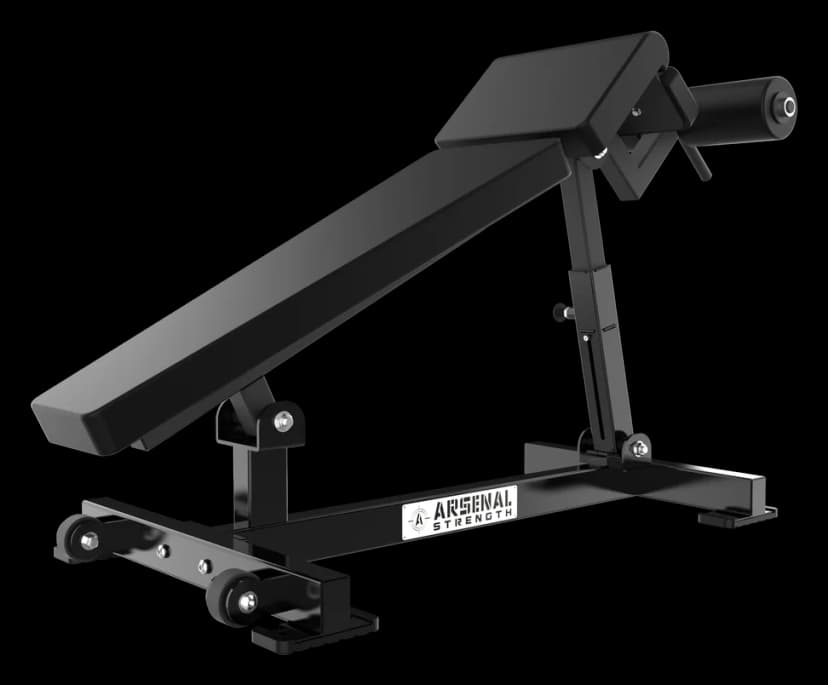Arsenal Alpha Adjustable Decline Bench — Racks & Benches commercial gym equipment by Arsenal Strength