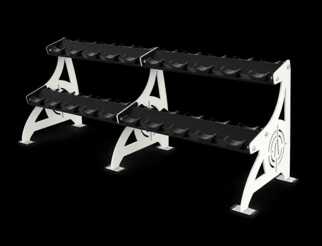Arsenal Alpha 2 Tier Pro Dumbbell Rack — Racks & Benches commercial gym equipment