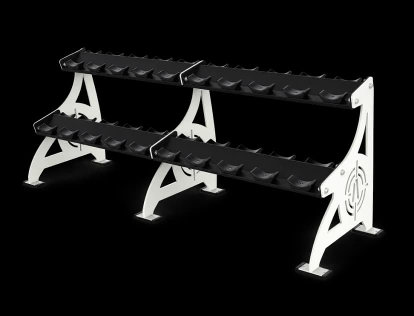 Arsenal Alpha 2 Tier Pro Dumbbell Rack — Racks & Benches commercial gym equipment by Arsenal Strength